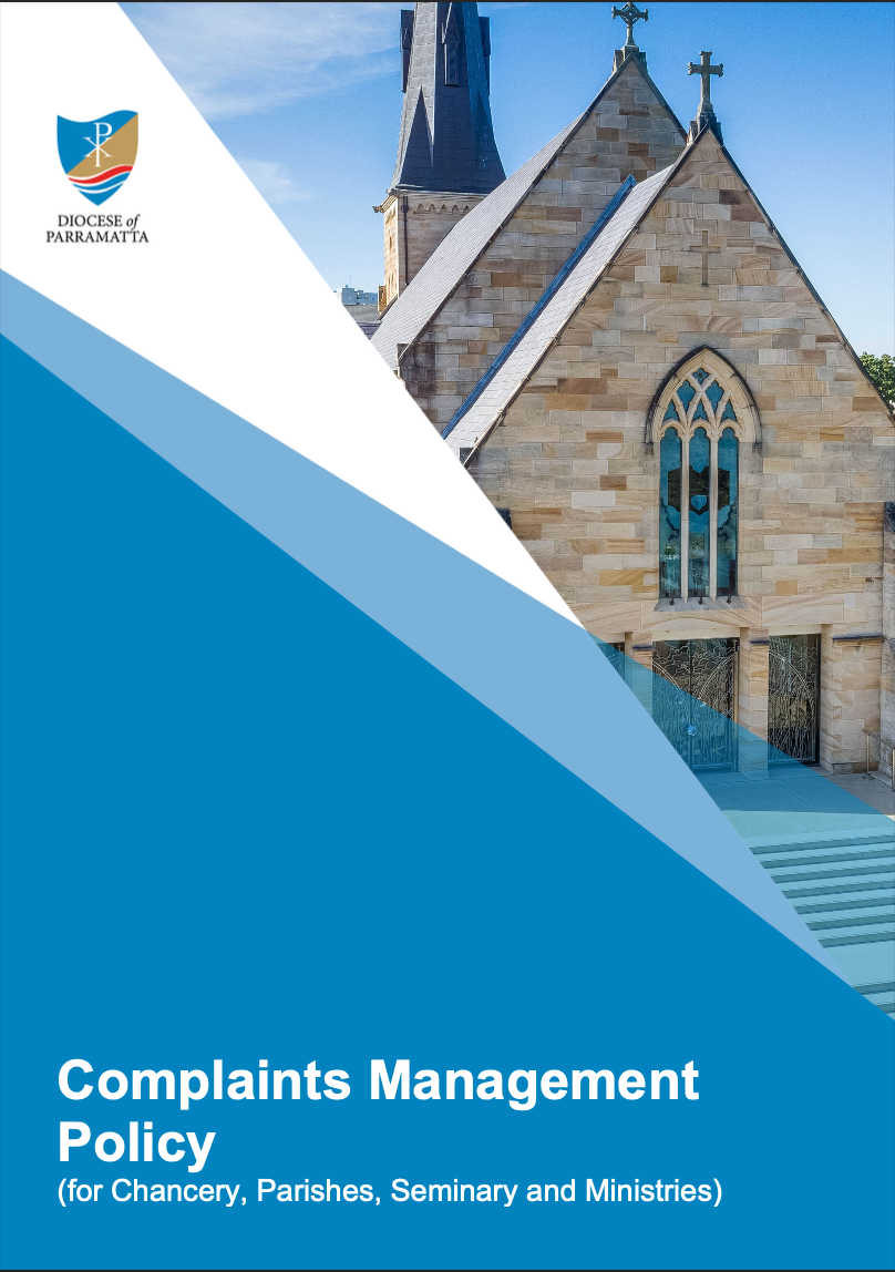Complaint Management Policy for Chancery, Parishes, Seminary and Ministries