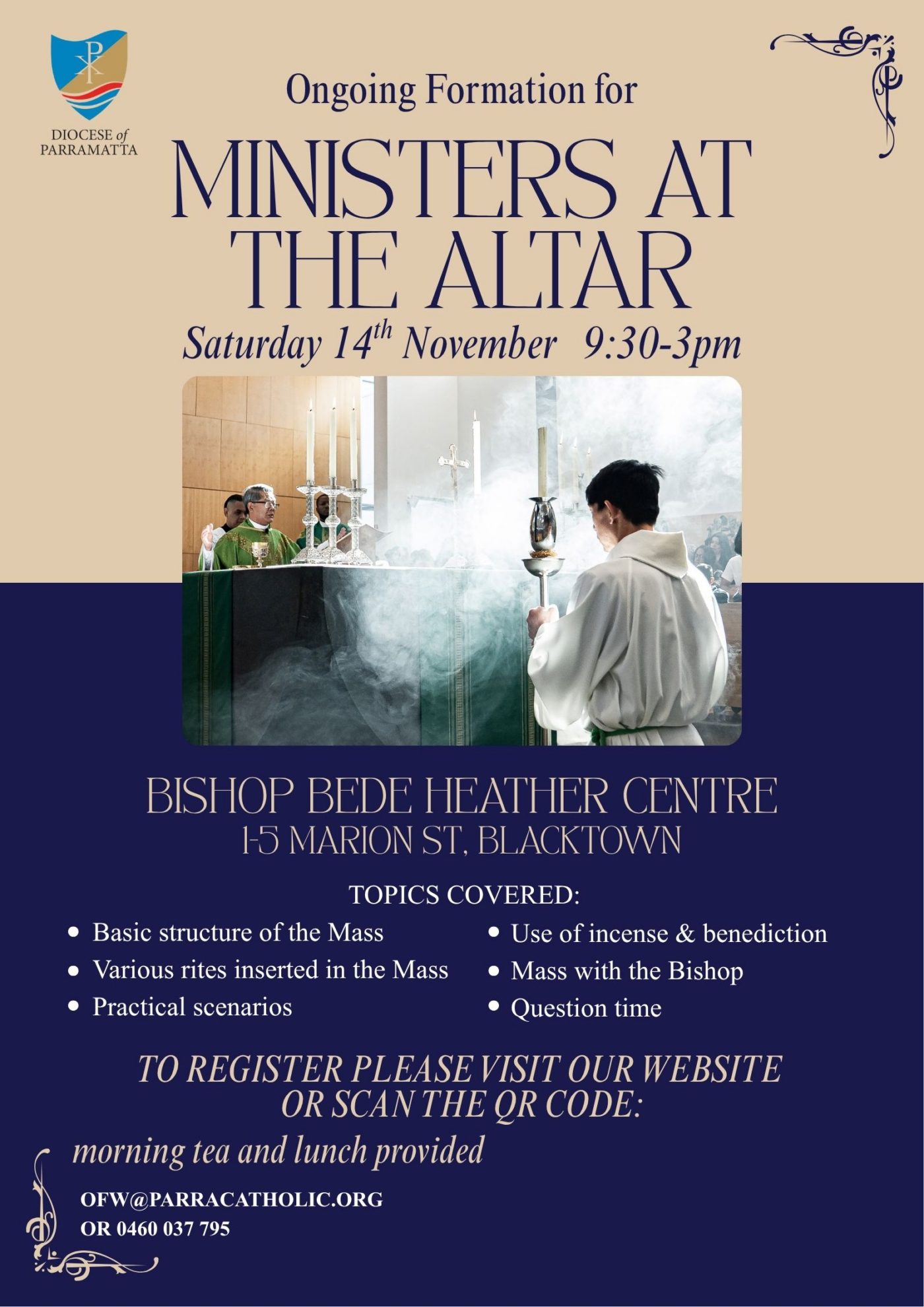 Serving at the Altar Workshop (14 November)