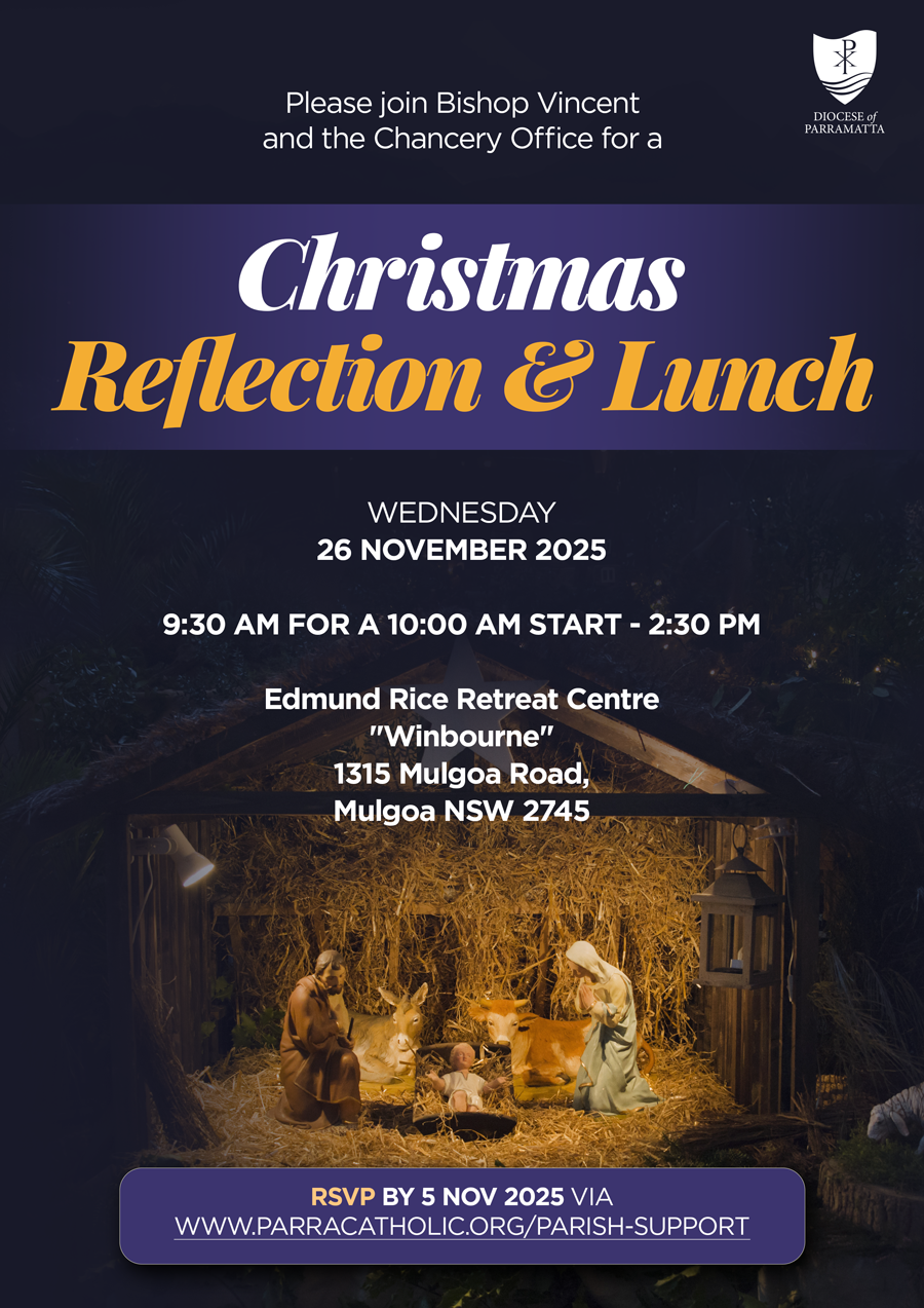 Christmas Lunch & Reflection Day for Parish Staff (26 November)