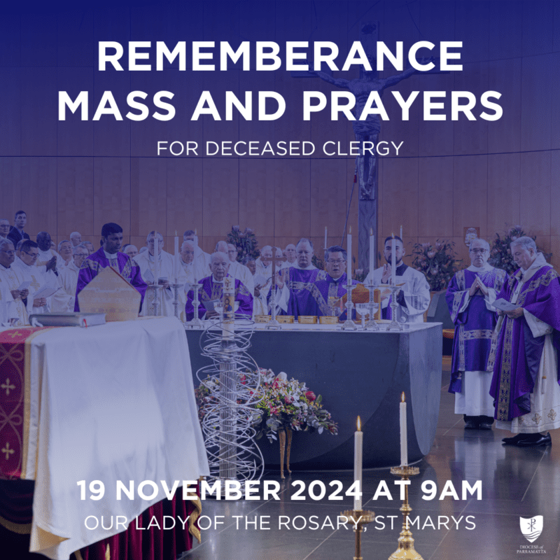 Mass and Prayers for Deceased Clergy (19 November)