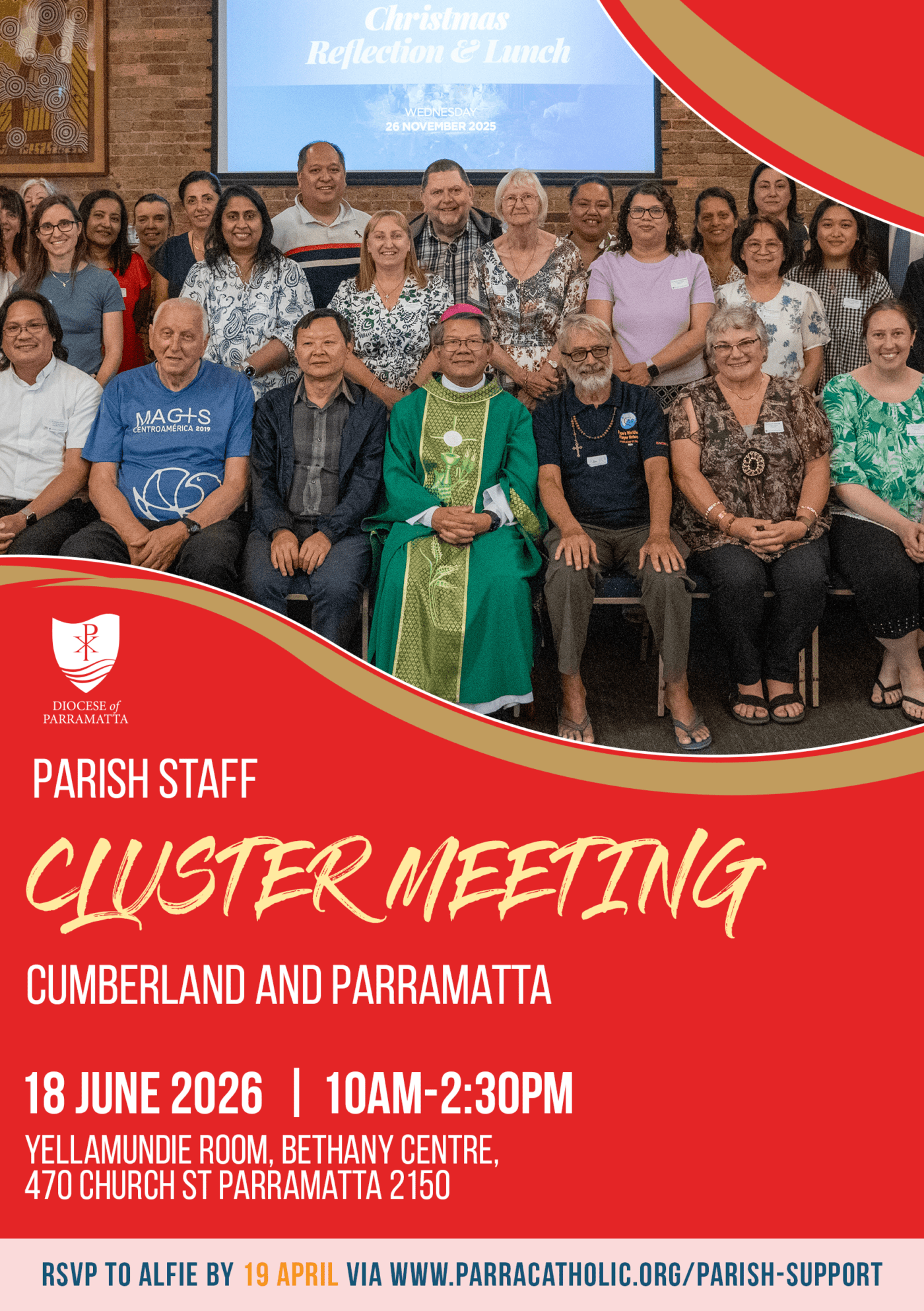Deanery Cluster Meeting: Cumberland & Parramatta (18 June)