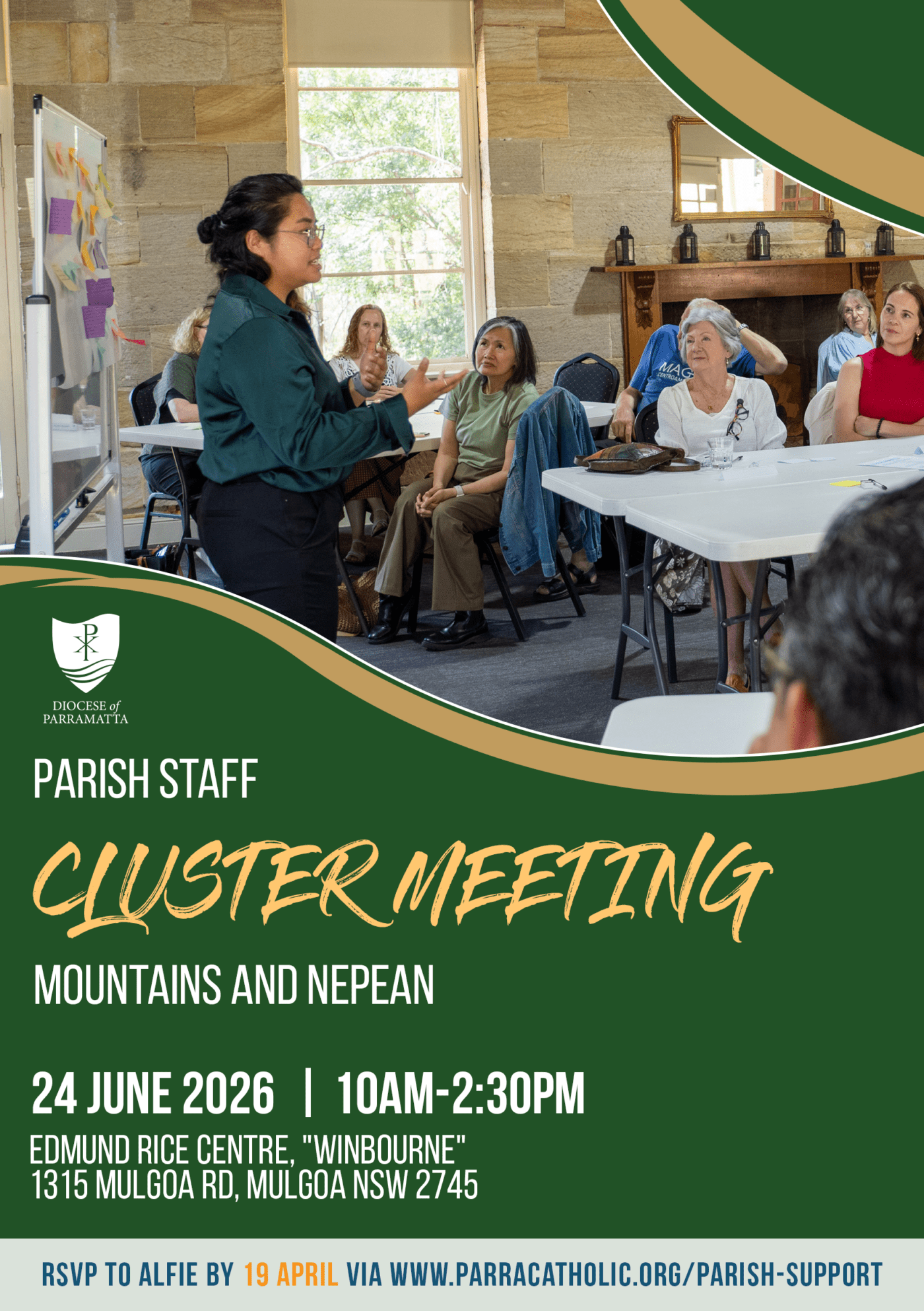 Deanery Cluster Meeting: Mountains & Nepean Deaneries (24 June)