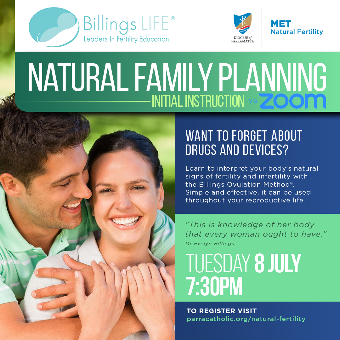Natural Fertility Billings Ovulation Method Instruction Session (8 July)