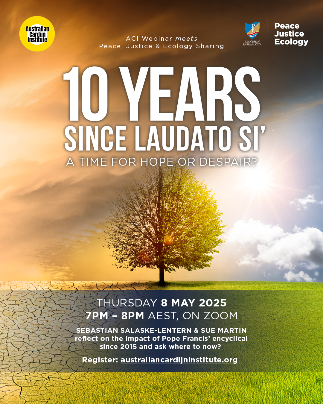 Webinar: 10 Years Since Laudato Si’- A Time for Hope or Despair?
