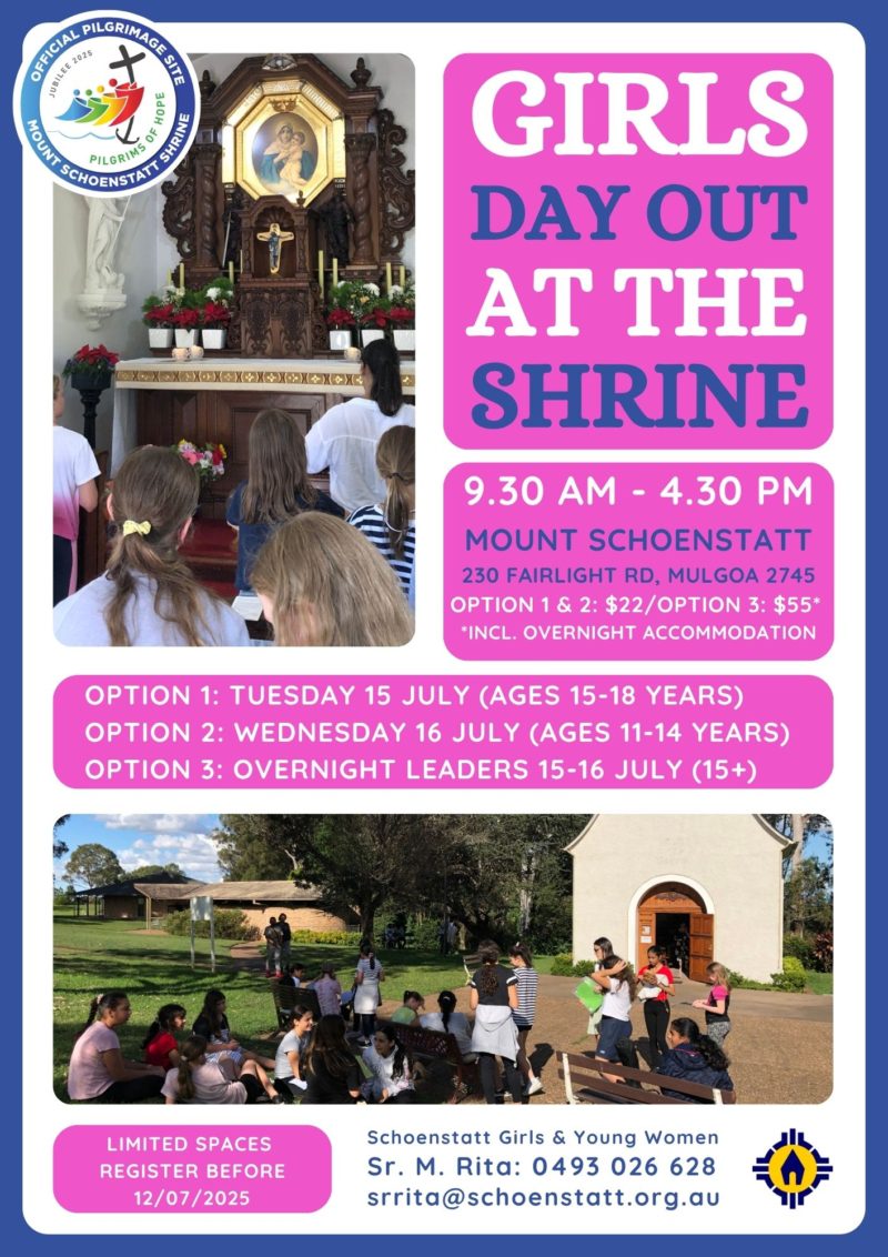 Girls day out at the shrine these July school holidays 2025.