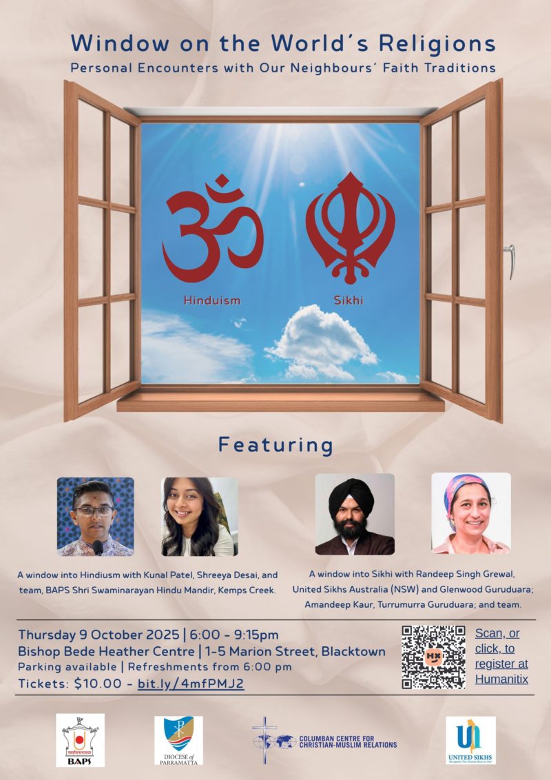 Window on the World’s Religions (9 October)