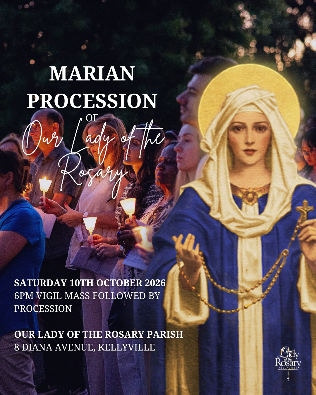 Kellyville Parish Marian Procession (10 October)