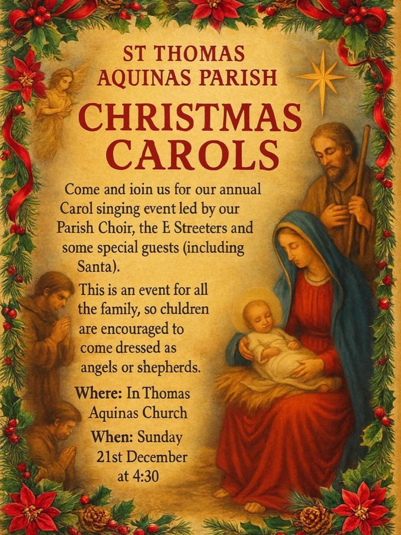 Springwood Parish Christmas Carols and BBQ (21 December)