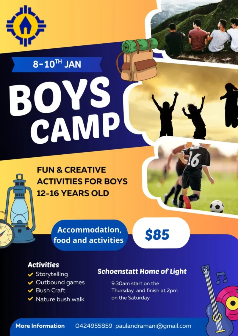 Schoenstatt Boys Camp (8-10 January)