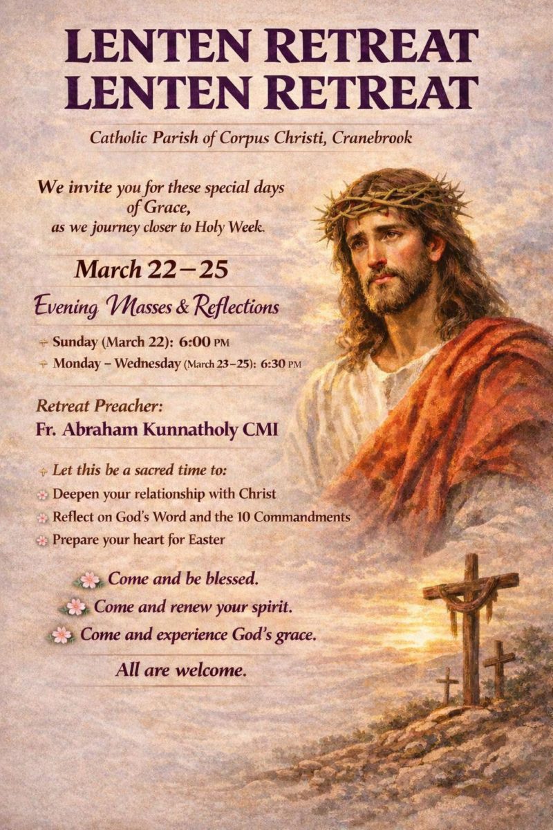 Lenten Retreat Cranebrook (22-25 March)