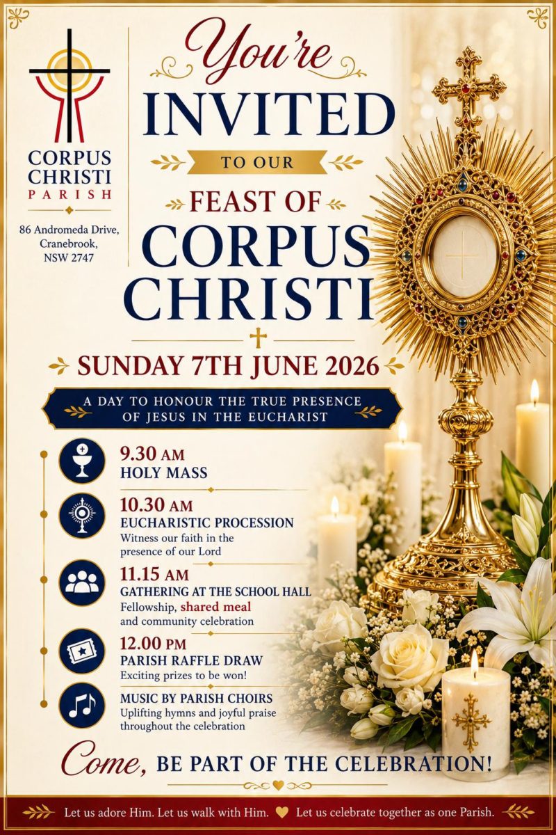 Feast of Corpus Christi – Eucharistic Celebration (7 June)