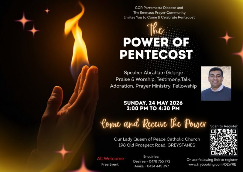 ‘The Power of Pentecost’ (24 May)