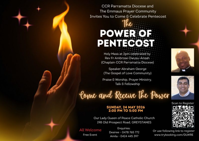 ‘The Power of Pentecost’ (24 May)