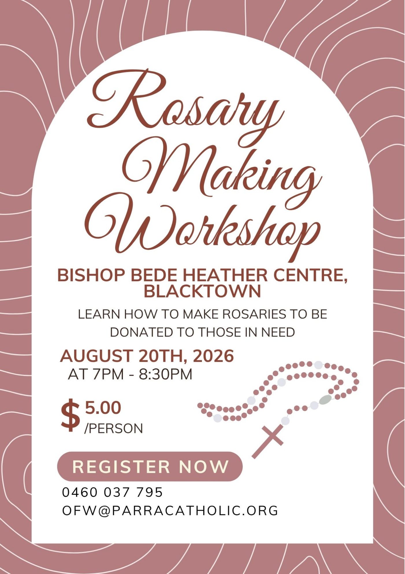 Rosary Making Workshop (20 August)