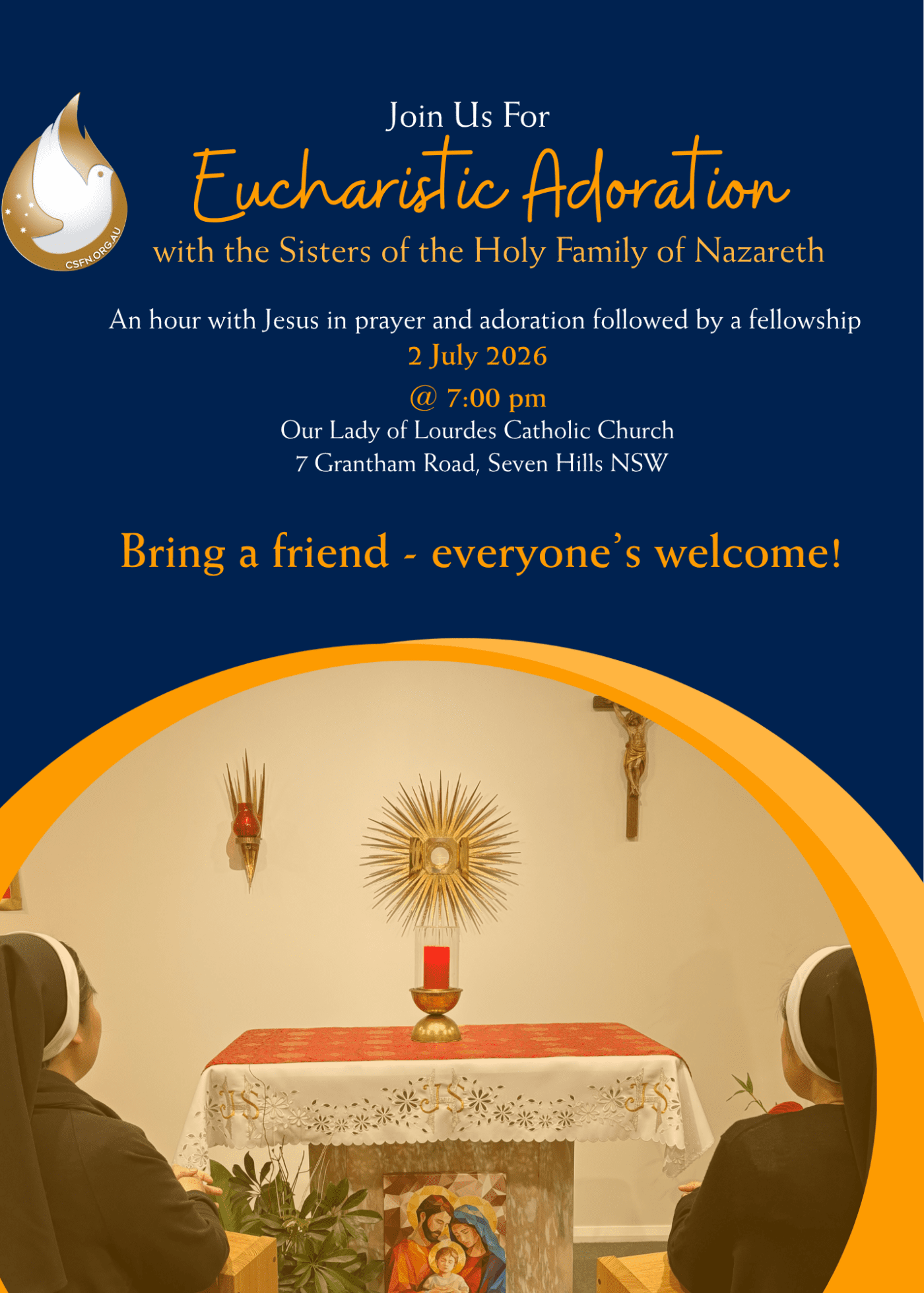 Holy Hour for Vocations (2 July)