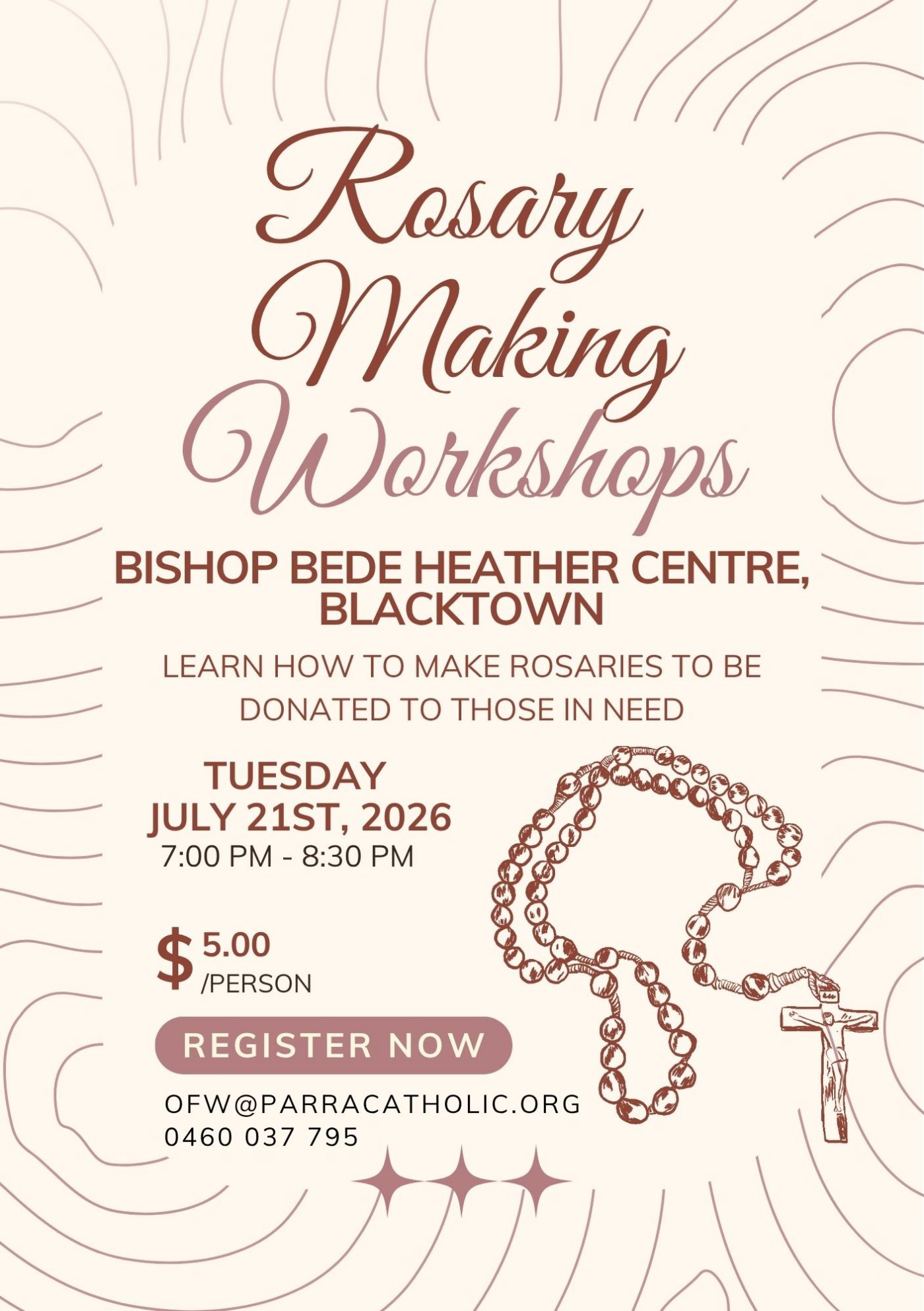 Rosary Making Workshop (21 July)