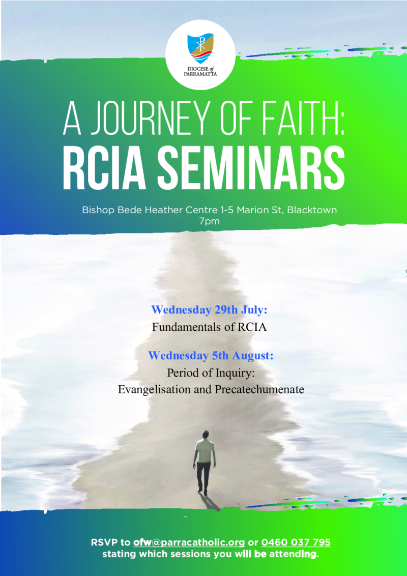 RCIA Seminar: Fundamentals of RCIA (29 July)