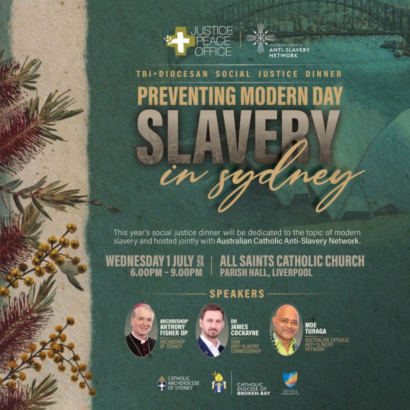 Tri-diocesan Social Justice Dinner 2026 (1 July)