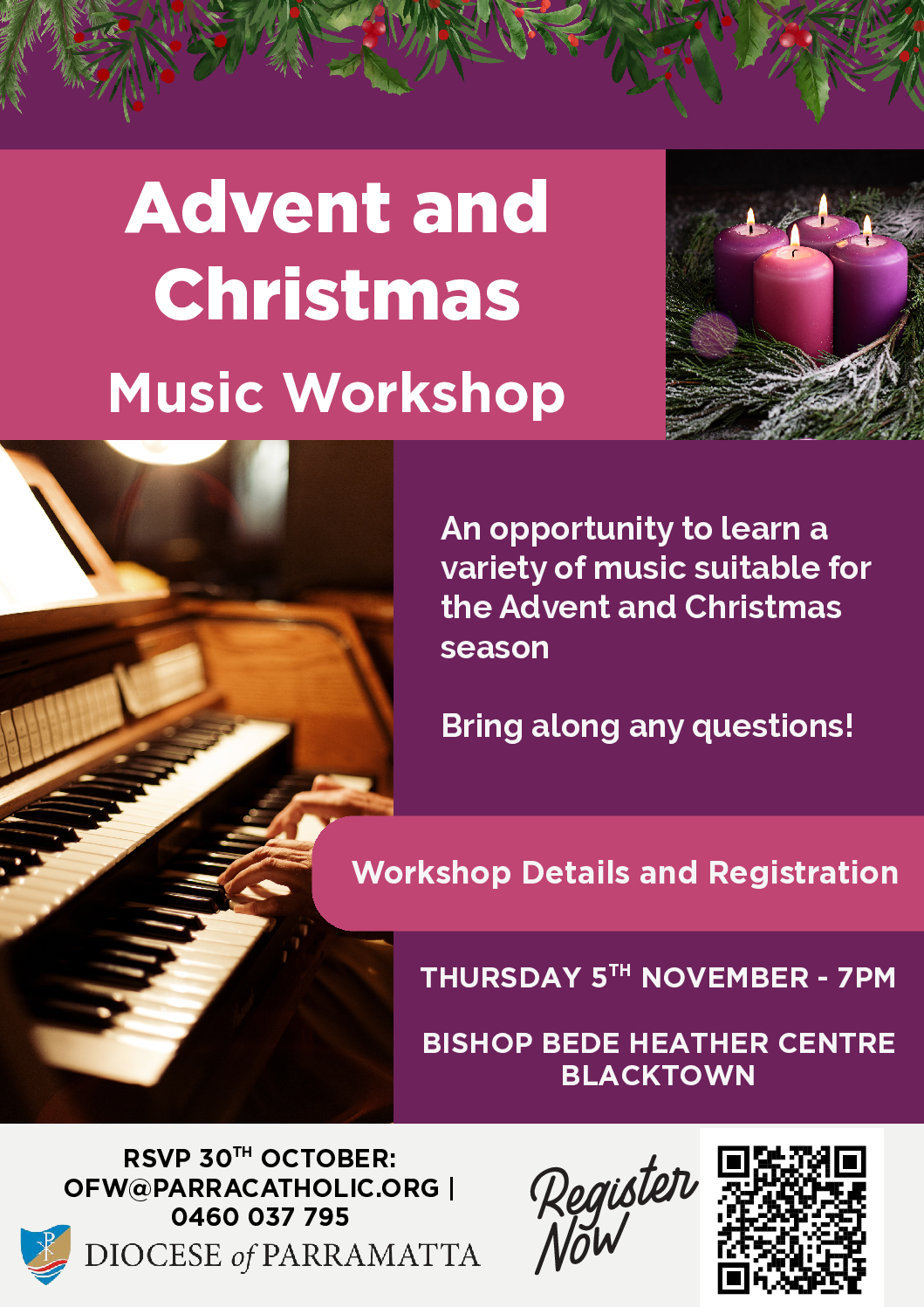Music Workshop for Advent (5 November)