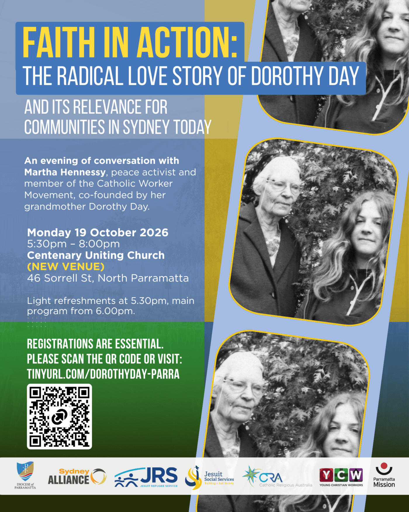 Faith in Action: The Radical Love Story of Dorothy Day (19 October)