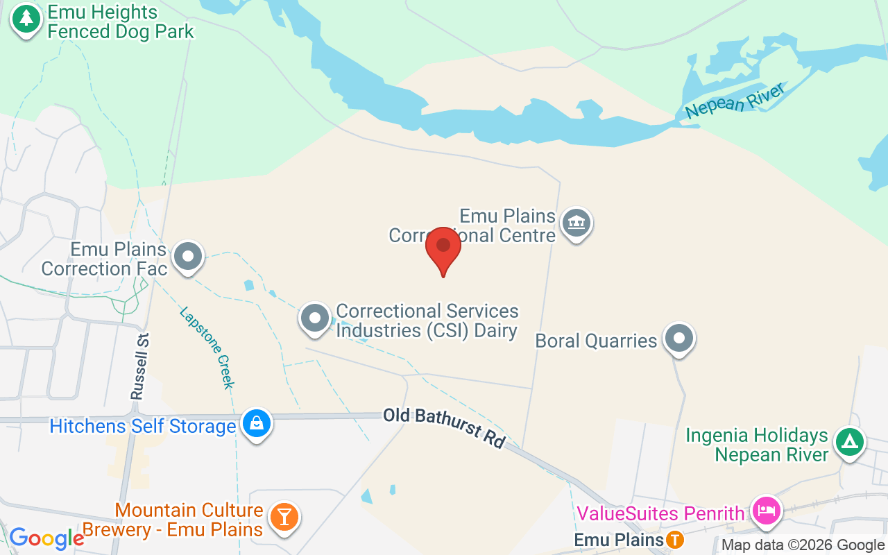 Map of Emu Plains Correctional Centre