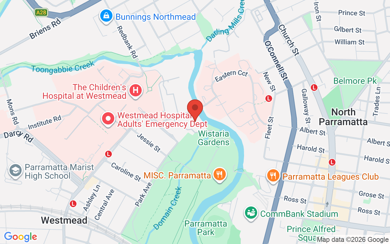 Map of Cumberland Hospital