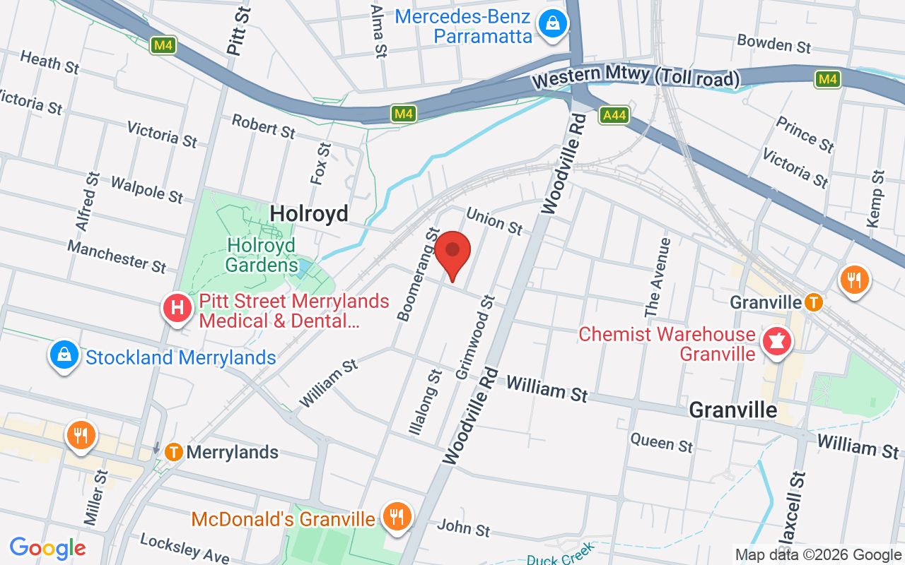 Map of Holy Trinity Catholic Church Granville