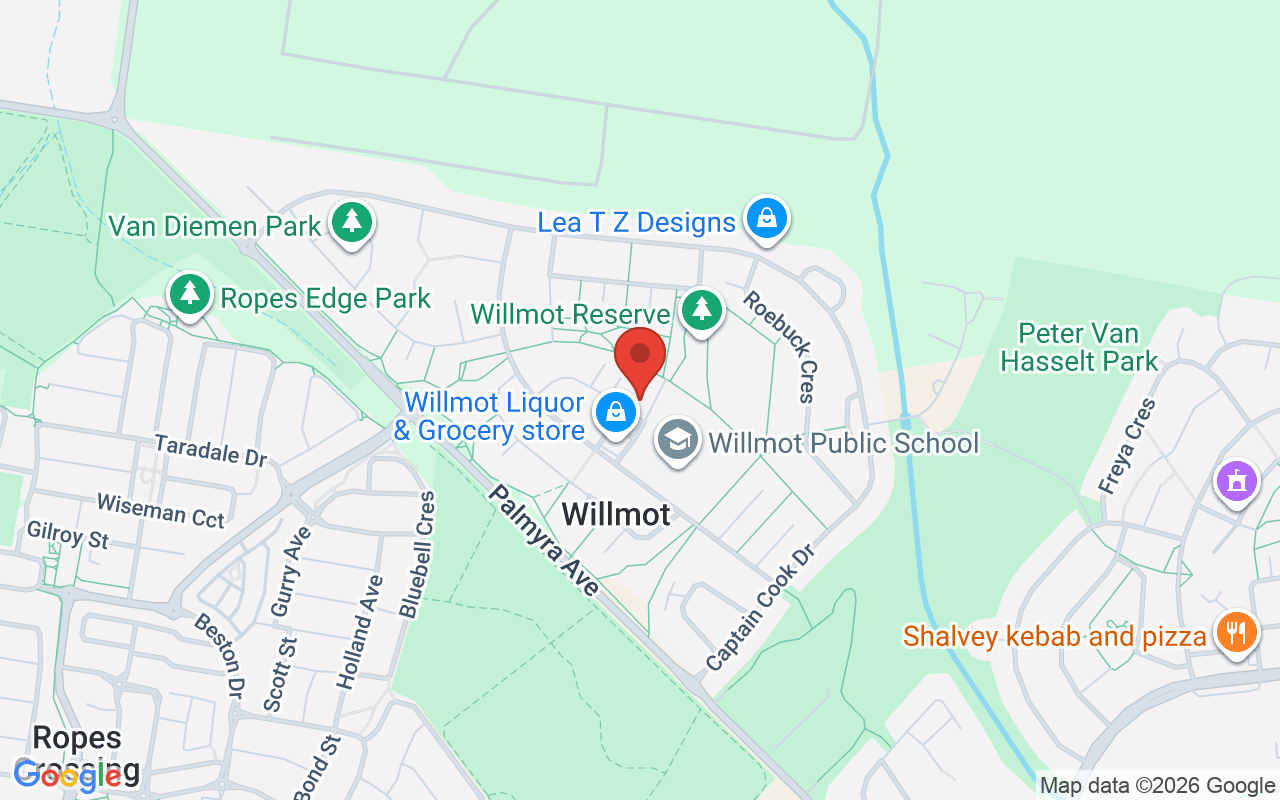 Map of Willmot Community Hub