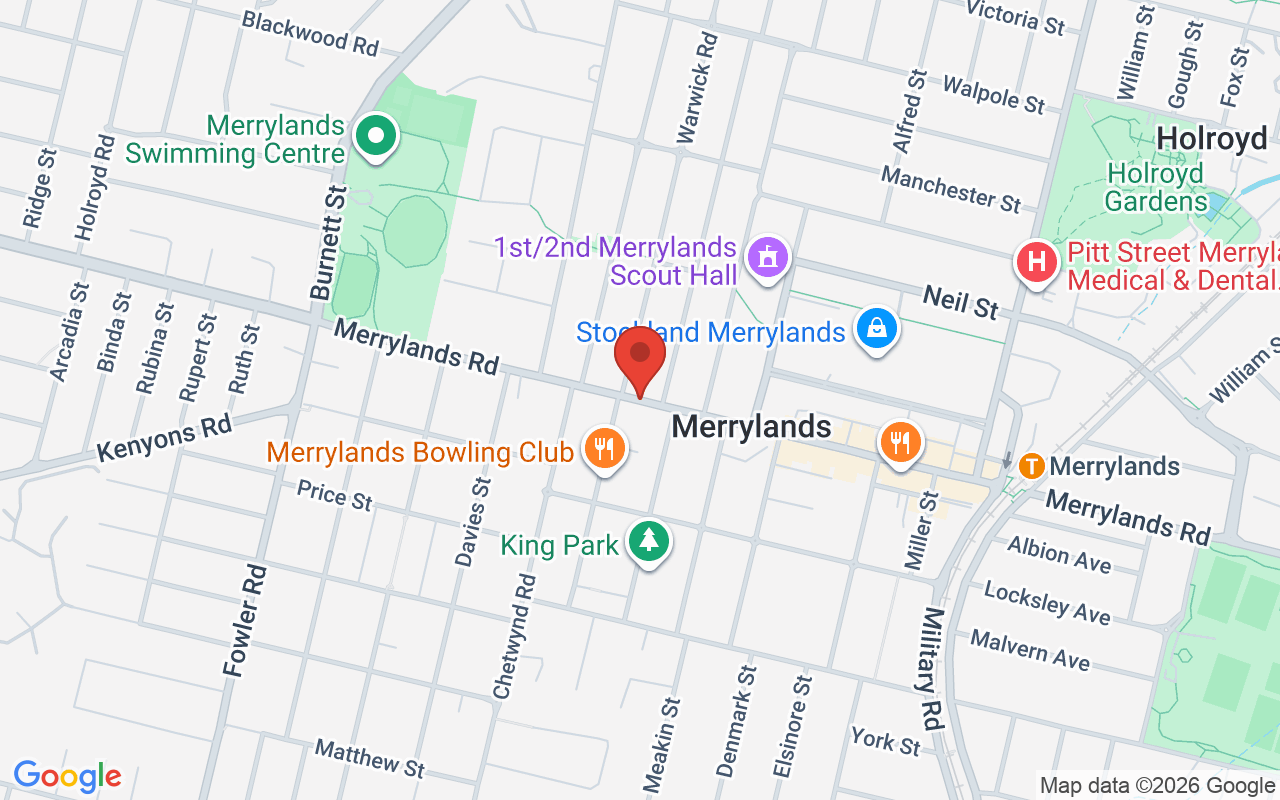 Map of St Raphael’s Slovenian Catholic Church Merrylands