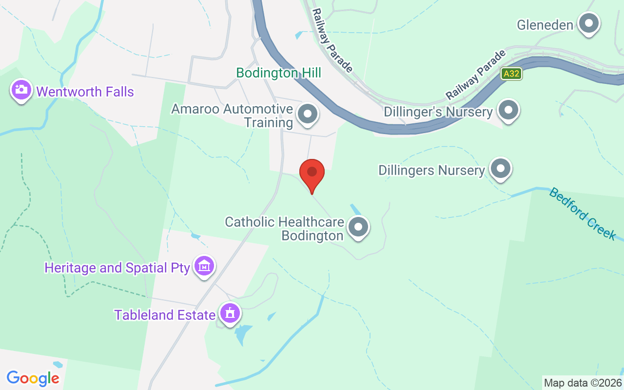 Map of Catholic Healthcare – Bodington Wentworth Falls