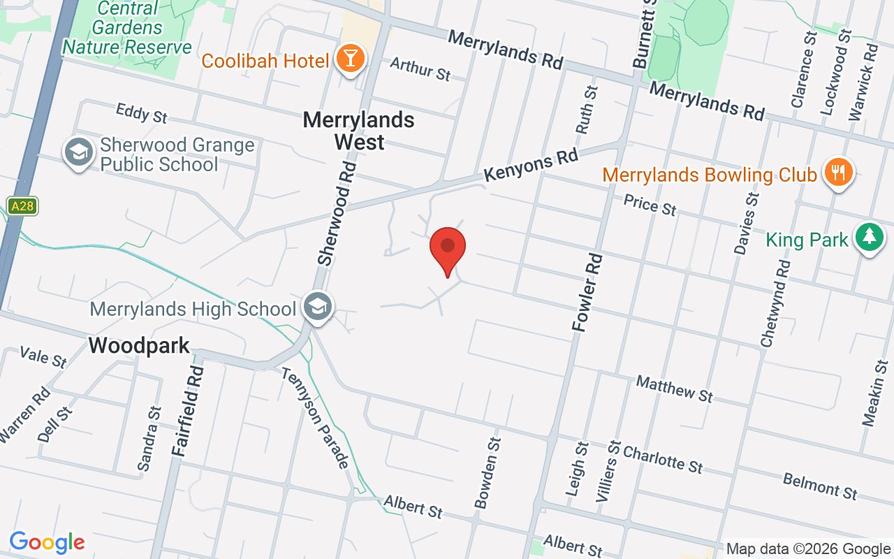 Map of Cardinal Gilroy Village