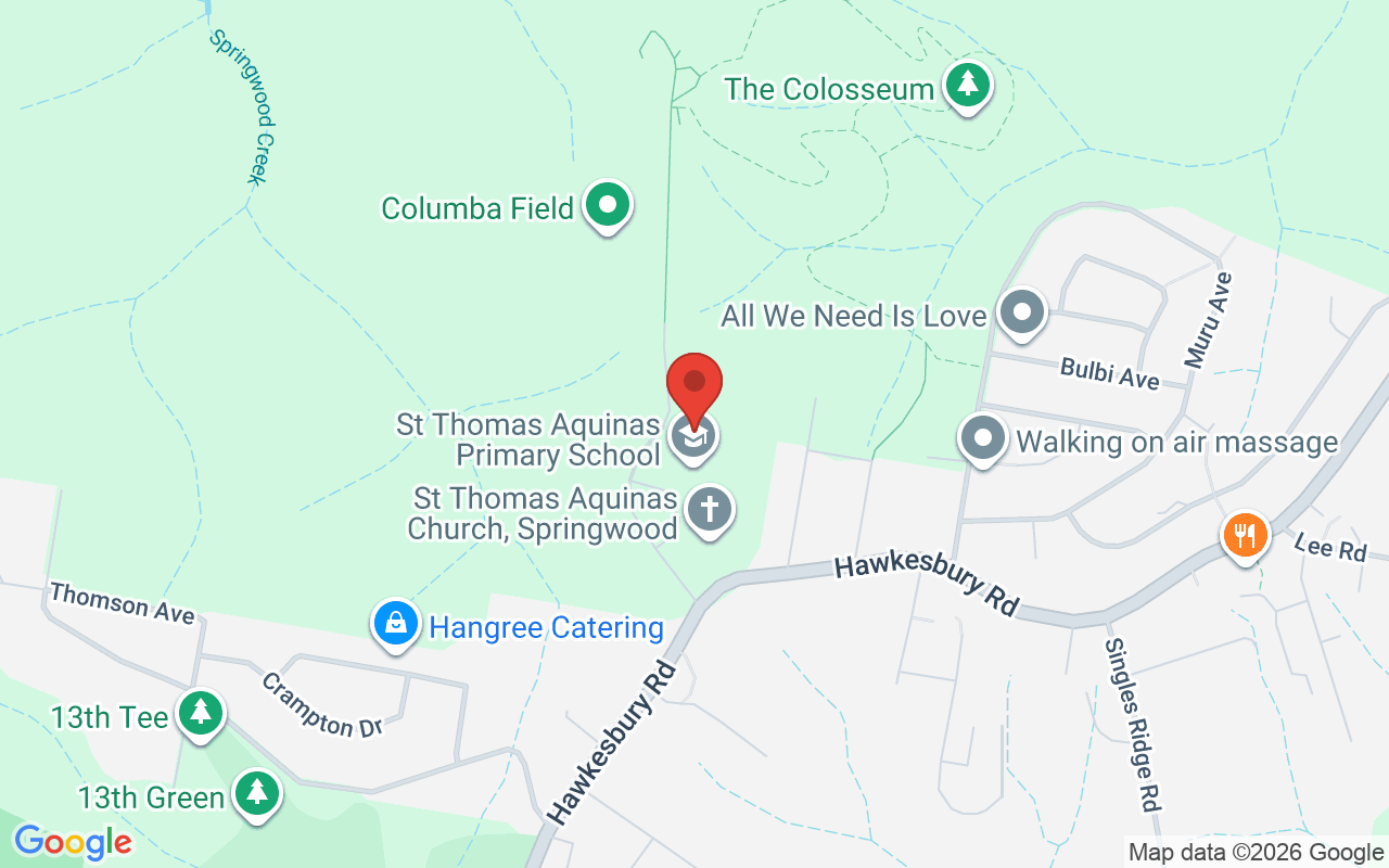 Map of Piety Store – St Thomas Aquinas, Springwood