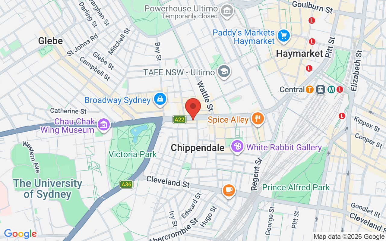 Map of The University of Notre Dame