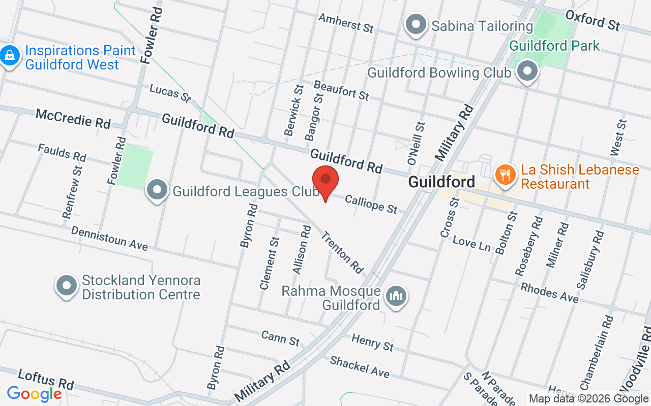 Map of St Patrick’s Catholic Church Guildford