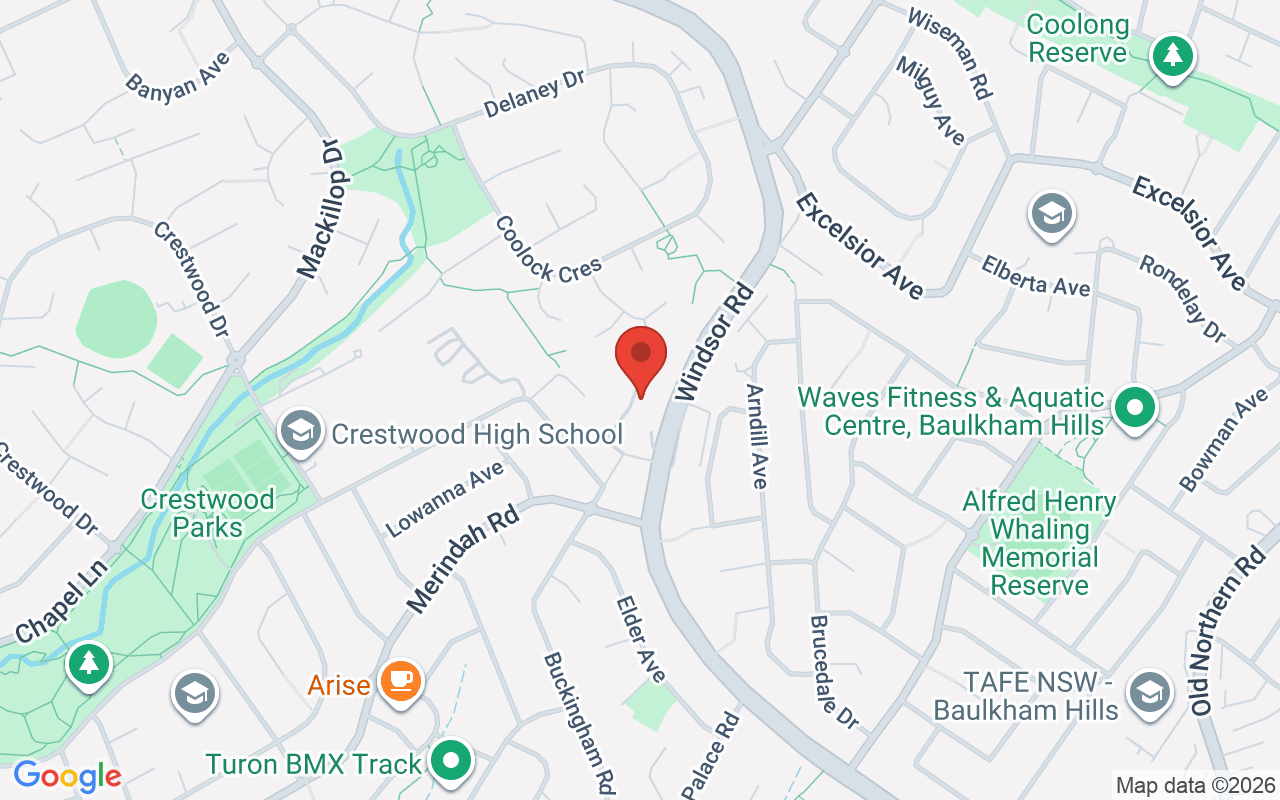 Map of Baulkham Hills Family Day Care
