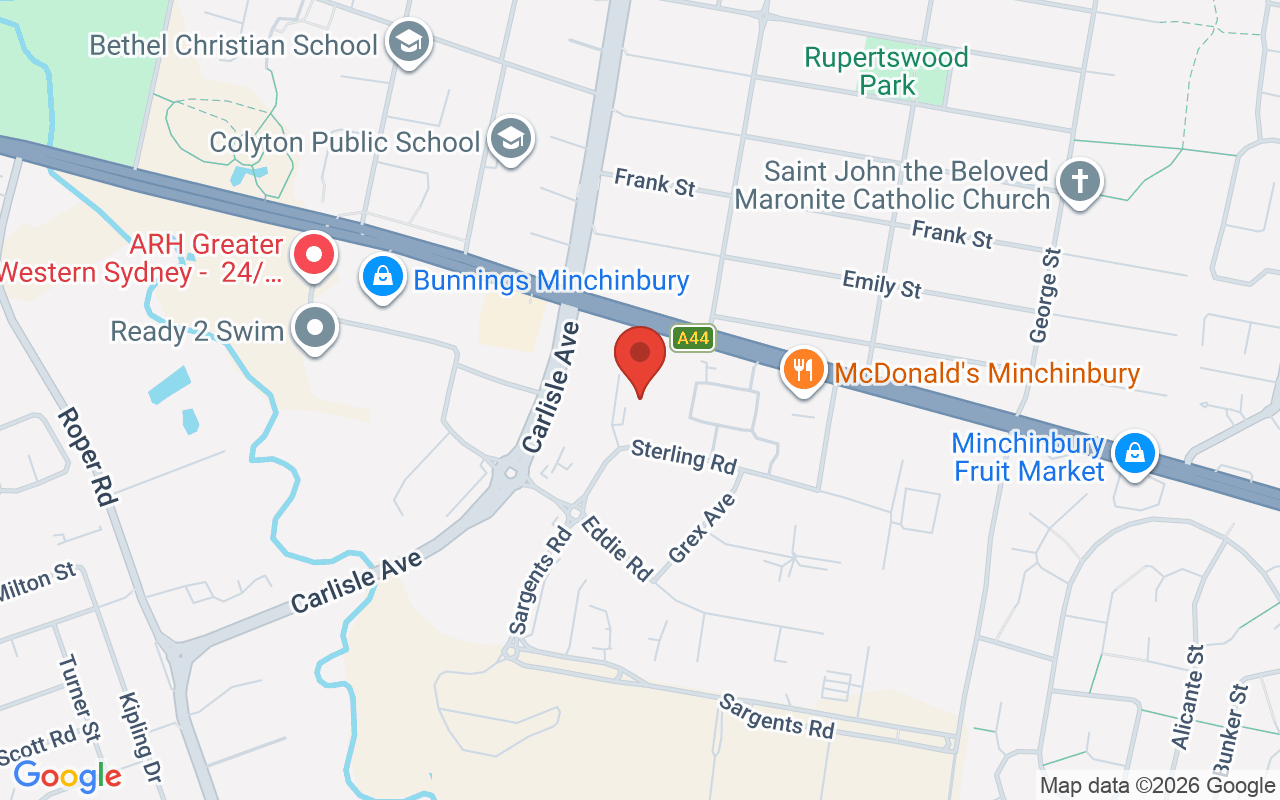 Map of Mt Druitt South Young Adult Faith Formation (7 April)