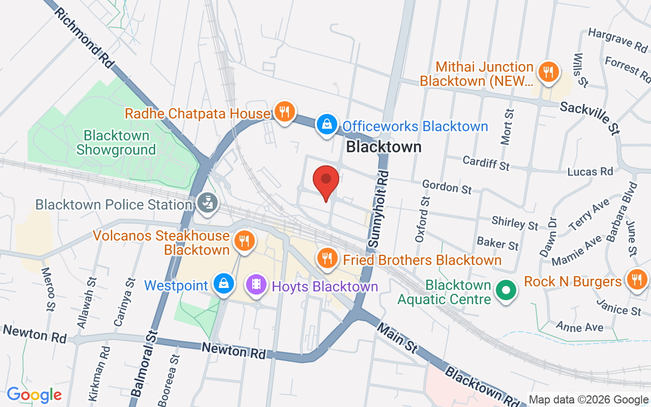 Map of MacKillop Family Services