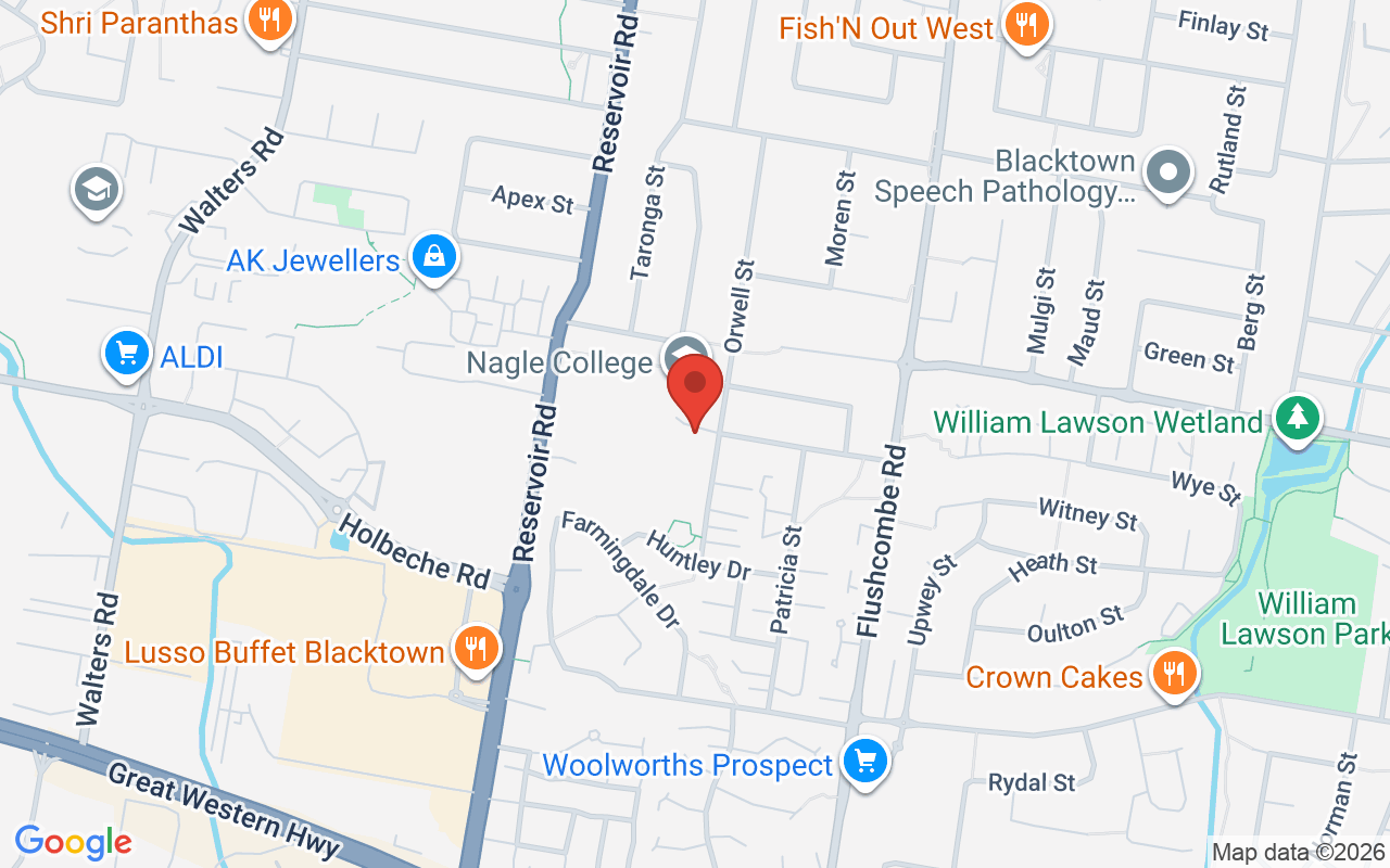 Map of St Michael’s Catholic Church Blacktown