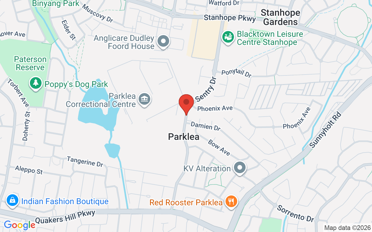 Map of Parklea Correctional Centre
